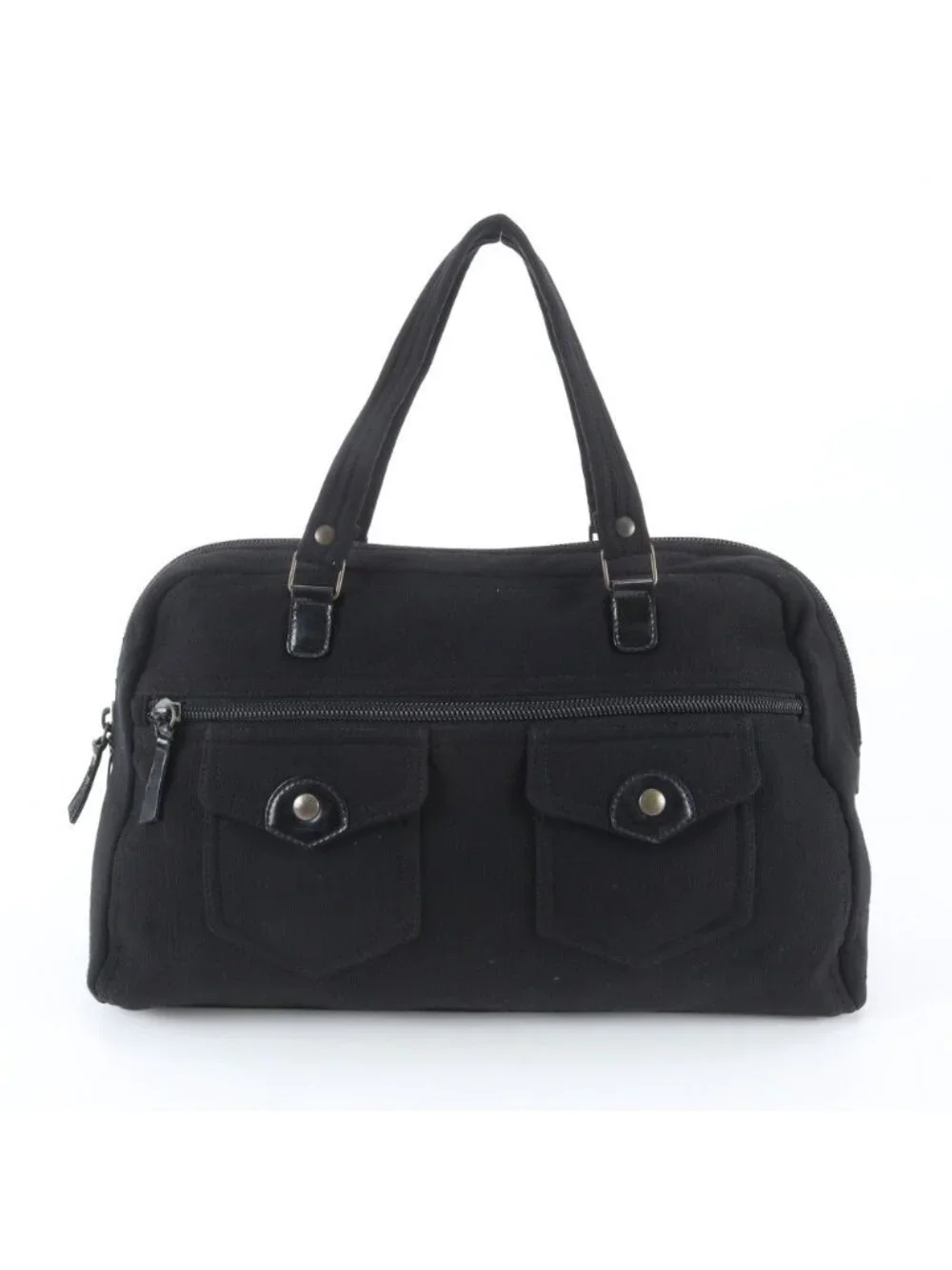 Miu Miu Archive Tote Shoulder Business Document Boston Black